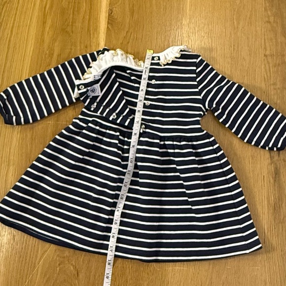 Baby Girls Petit Bateau Dress Carter’s Holiday Sleeper 24M Baby Outfit Bundle - Picture 9 of 14